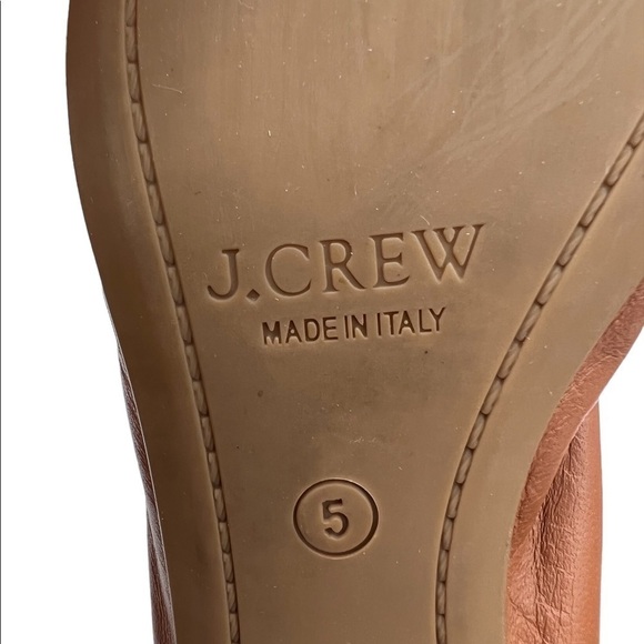 J. Crew Brown Ballet Flats Size 5 Women’s - Picture 2 of 10